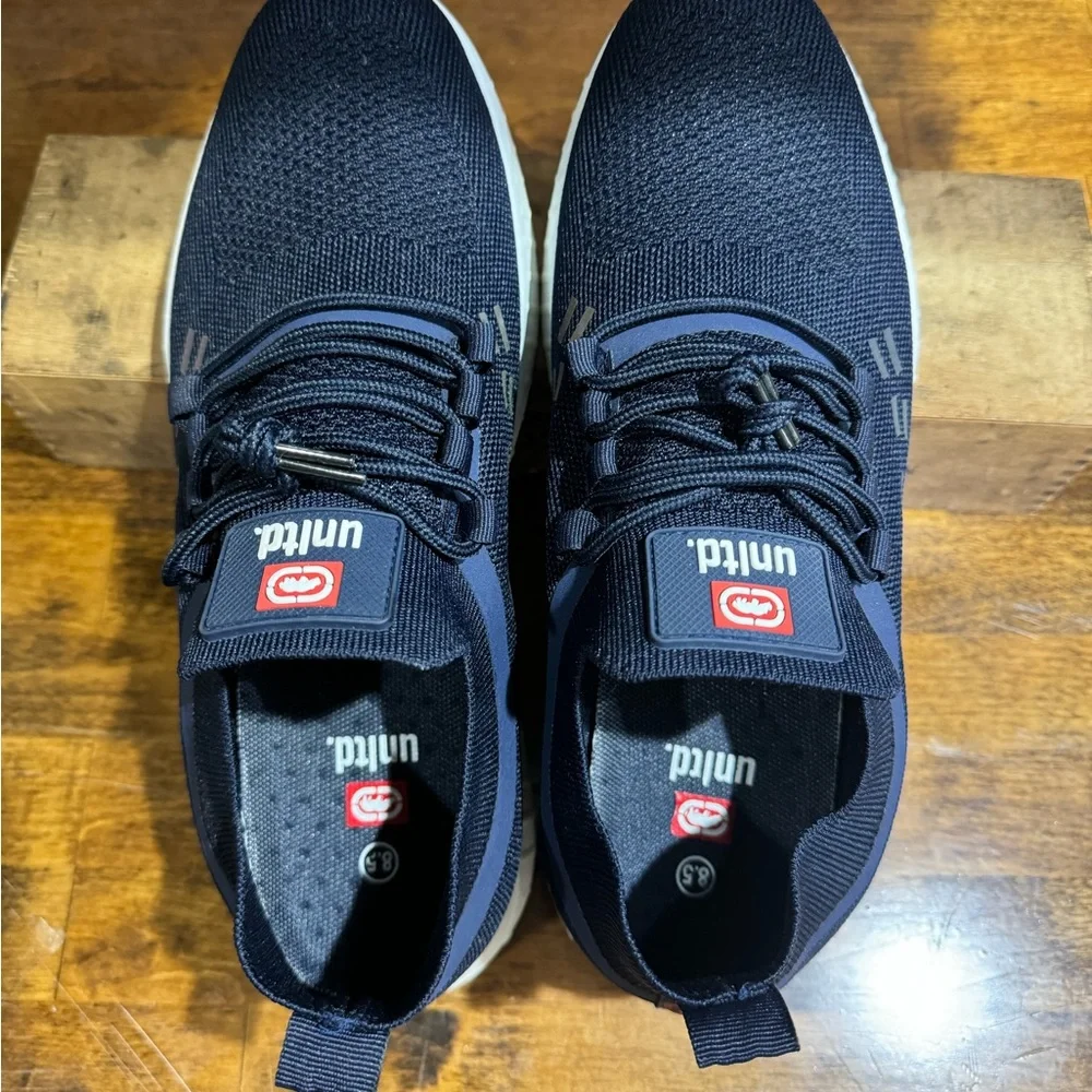 Mens Ecko Unlimited Shpes Slip On  Jogger Sneakers Knit Upper Blue Size 8.5 - Picture 6 of 7